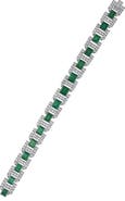 Mindi Mond Reconceived Emerald & Diamond Bracelet