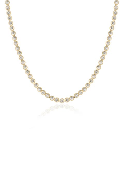 Diamond Bezel Eternity Necklace