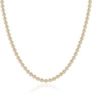 VALANI ATELIER Diamond Bezel Eternity Necklace