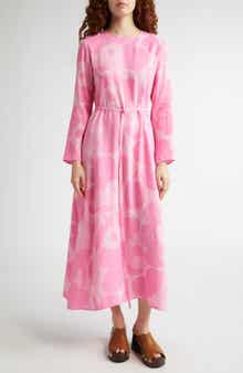 Marimekko Kaverus Unillo Floral Long Sleeve Dress