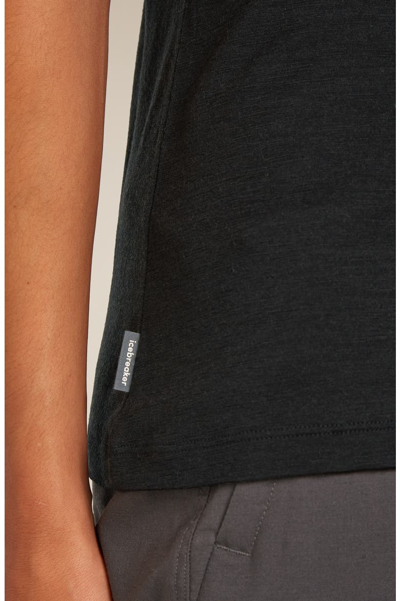 Tech Lite III Merino Wool Crewneck Shirt, Alternate, color, BLACK