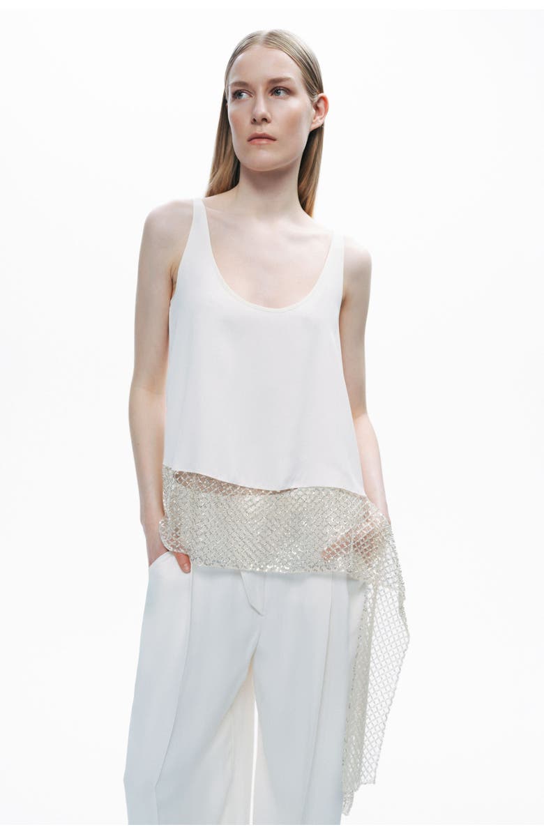 Nocturne Tie Detail Blouse, Main, color, 