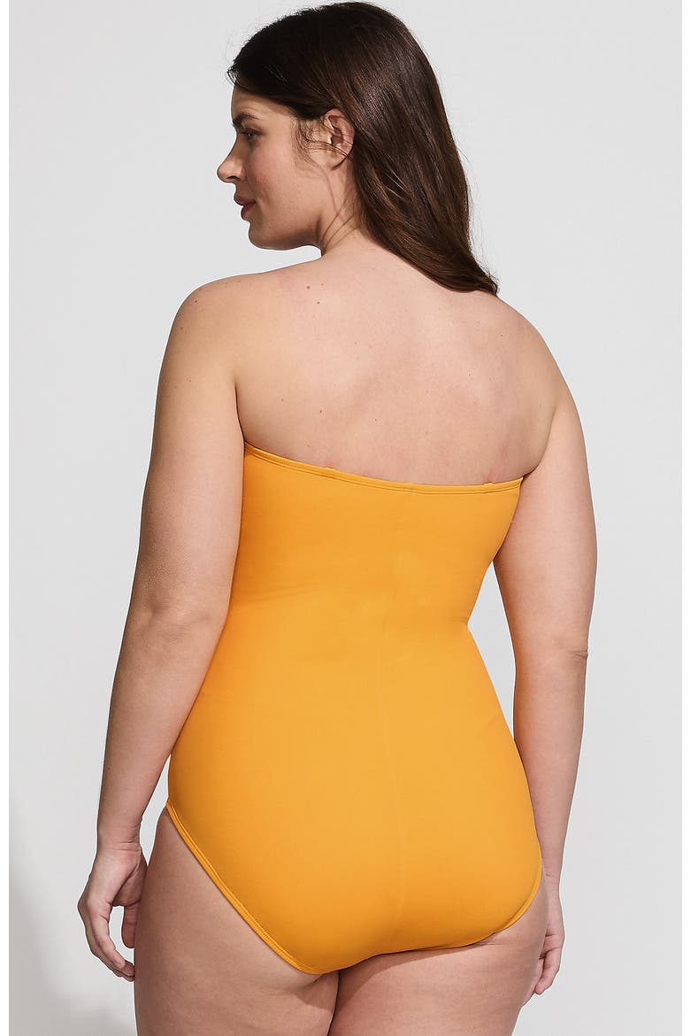 Slender Suit Tummy Control U-Wire Bandeau One Piece Swimsuit, Alternate, color, Sweet Mango