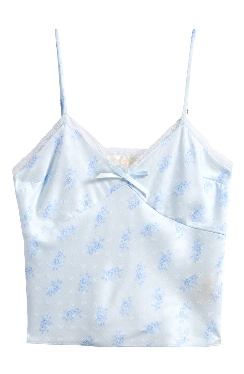 LoveShackFancy Kids' Mini Brett Jacquard Camisole, Main, color, Seabreeze Blue