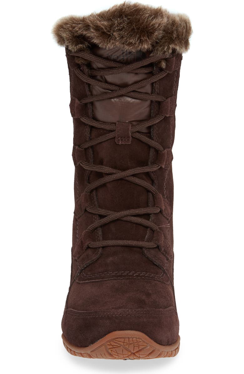 The North Face Nuptse Purna II Waterproof PrimaLoft<sup>®</sup> Silver Eco Insulated Winter Boot, Alternate, color,