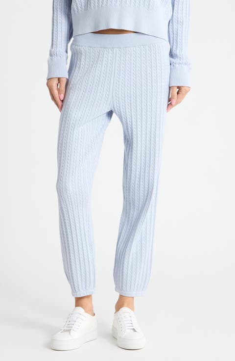 Cable Knit Joggers