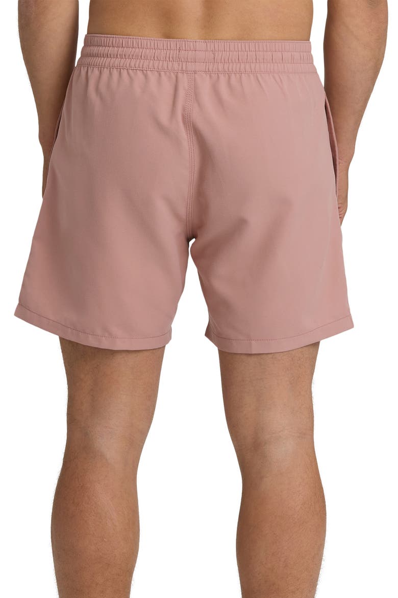 All Day Layback Swim Trunks, Alternate, color, ASH ROSE