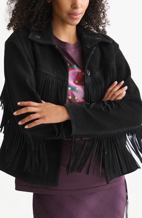 Fringe Suede Jacket