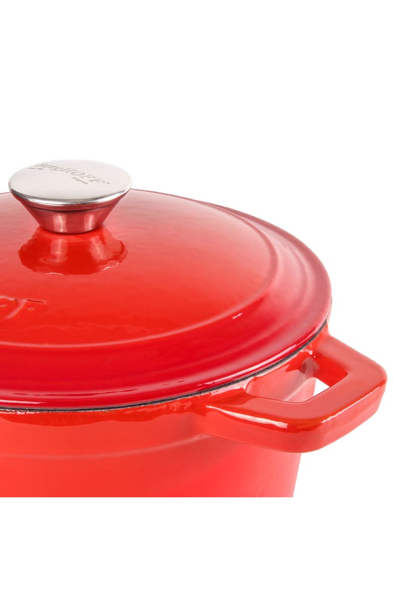 BergHOFF Neo 3-Piece 3-Quart Cast Iron Set, Alternate, color, Red