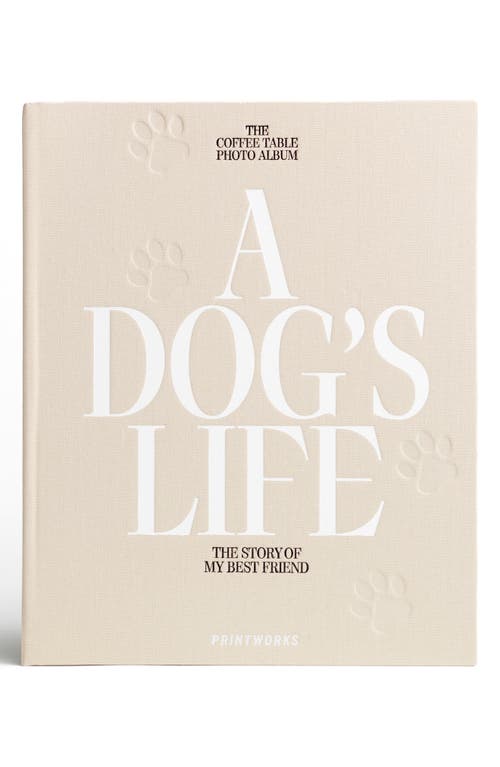 PRINTWORKS A Dog's Life Album in Beige  product