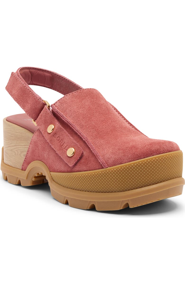 SOREL ROAM'N RBR Clog, Main, color, Sandy Clay/ Gum