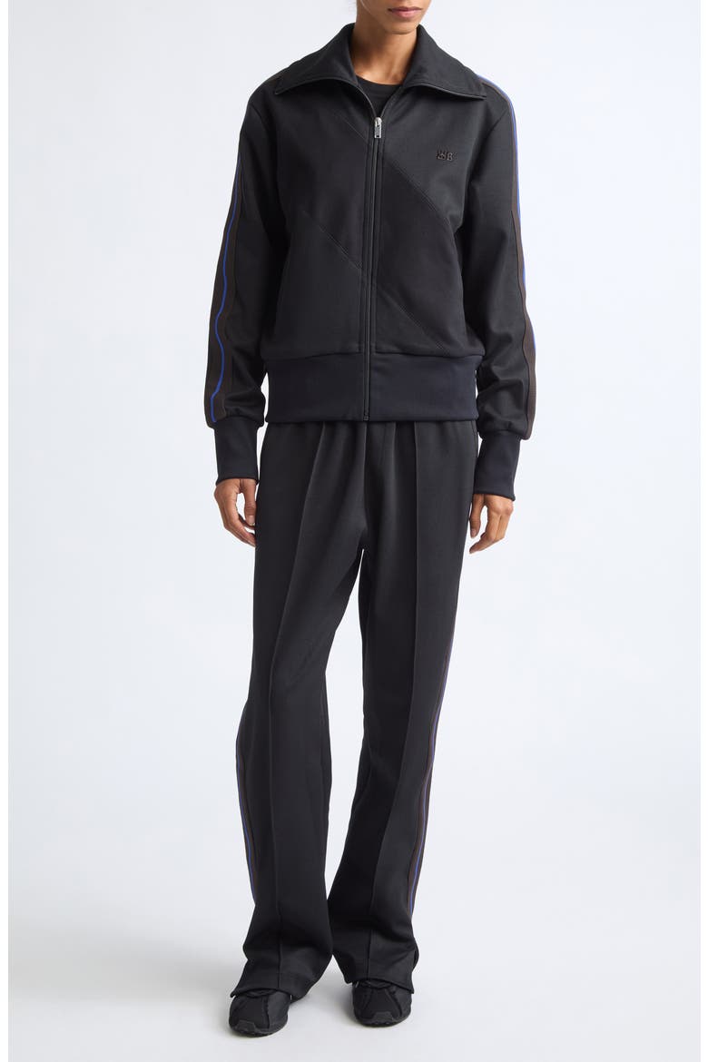 Om Track Pants, Alternate, color, BLACK