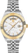 PHILIPP PLEIN Date Superlative Two-Tone Bracelet Watch, 42mm