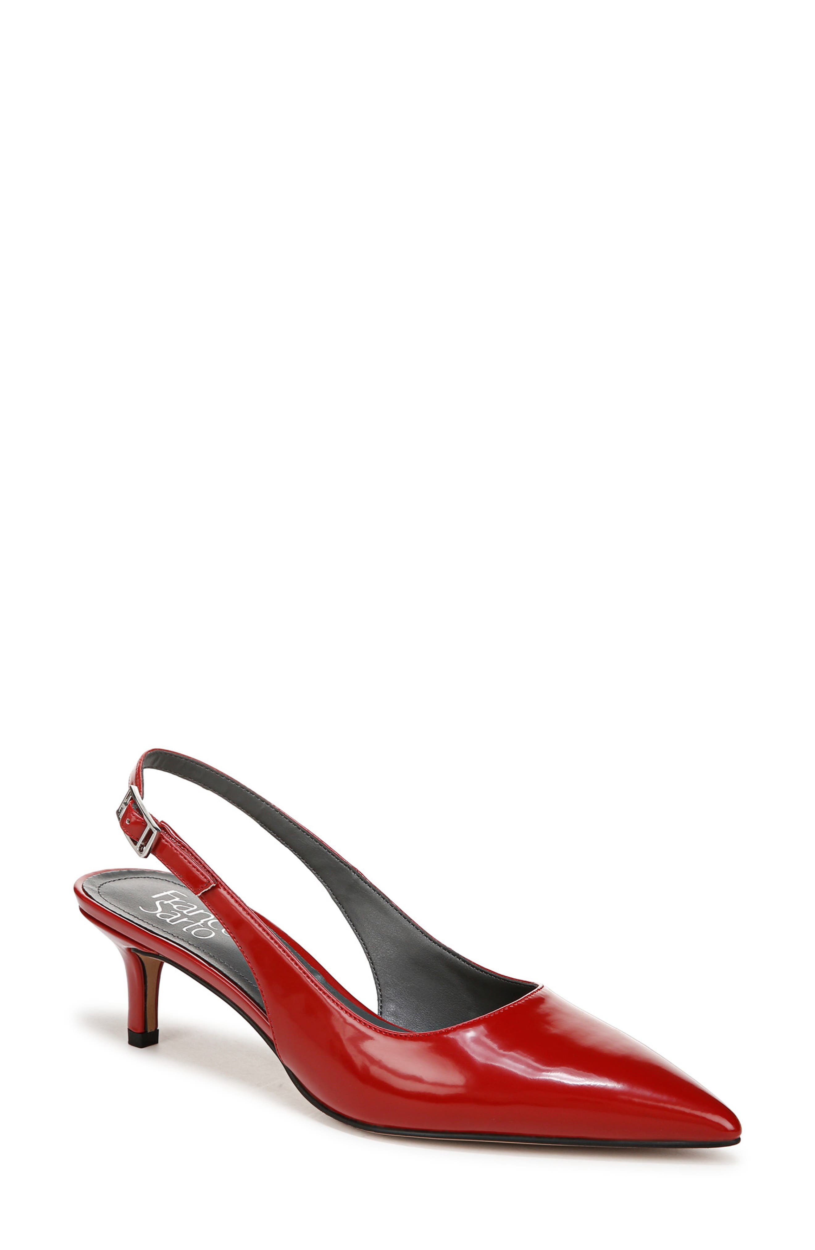 Kate Slingback Pump, Main, color, RED
