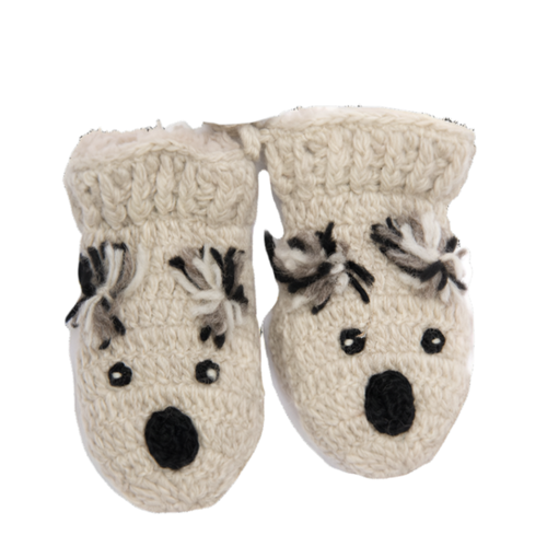 NIRVANA DESIGNS NIRVANA DESIGNS CROCHET KOALA MITTENS 