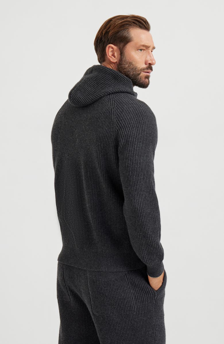 Brunello Cucinelli Sweatshirt with logo, Alternate, color, Charcoal