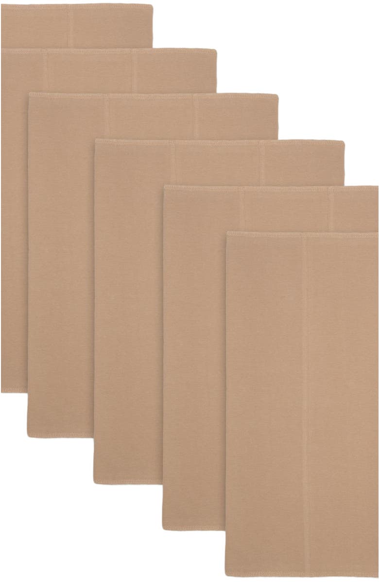 Comfy Cubs Cotton Burp Cloths - Pack of 6, Main, color, Cedar