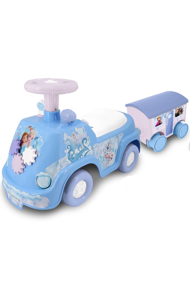 Lights N' Sounds Camper & Trailer Frozen Disney Ride-On Vehicle, Alternate, color, Multicolored
