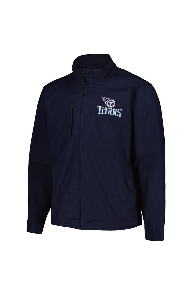 DUNBROOKE Men's Dunbrooke Navy Tennessee Titans Journey Workwear Tri-Blend Full-Zip Jacket, Alternate, color, Navy