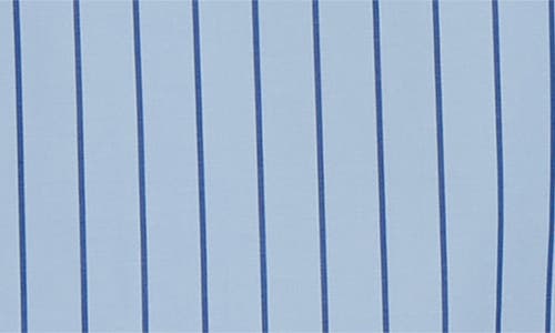 Akris Punto Stripe Cotton Button-down Shirt In Sky-medium Blue
