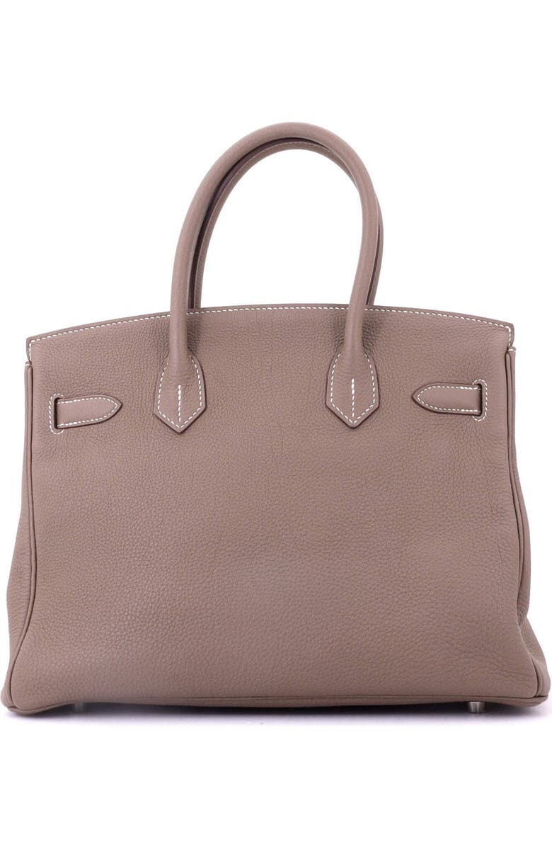 Pre-Owned Hermes Birkin Handbag Grey Togo with Palladium Hardware 30, Alternate, color, Etoupe