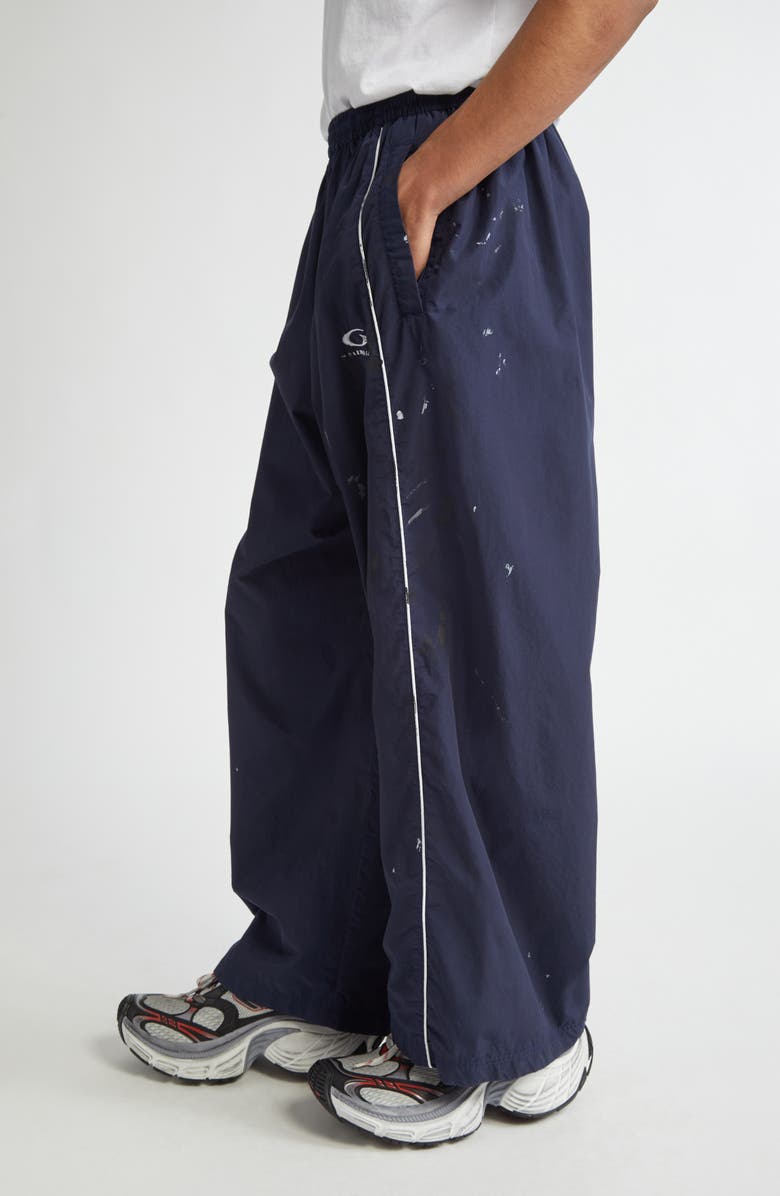 Balenciaga Paint Splatter Track Pants, Alternate, color,