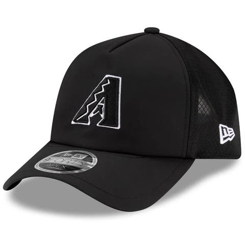 Men's New Era Black Arizona Diamondbacks 2026 Batting Practice Apex 9FORTY Adjustable Trucker Hat