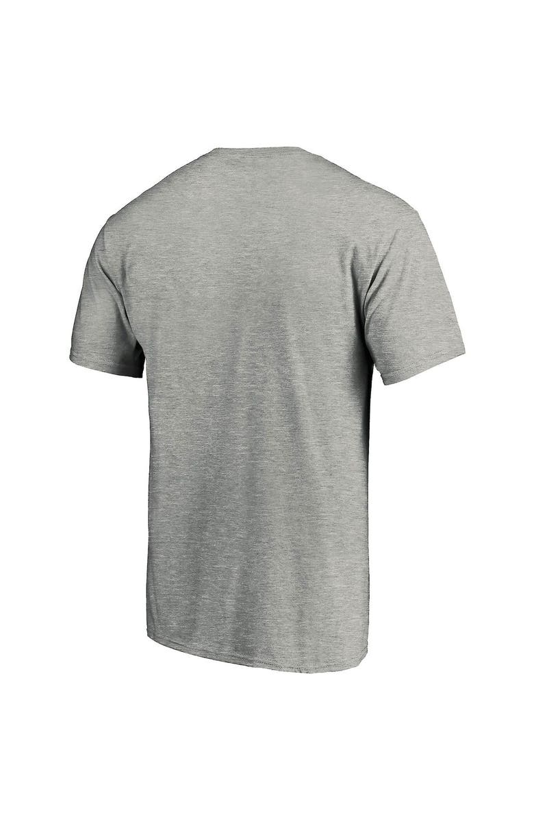 FANATICS Men's Fanatics Branded Heathered Gray Texas Rangers Heart & Soul T-Shirt, Alternate, color, 