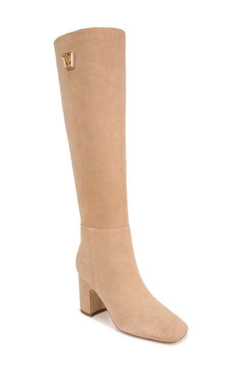 Beige Knee High Mid Calf Boots for Women Nordstrom Rack