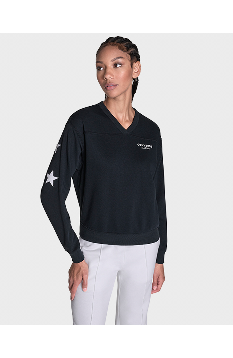 Converse Knock Out Hoodie, Alternate, color, Converse Black