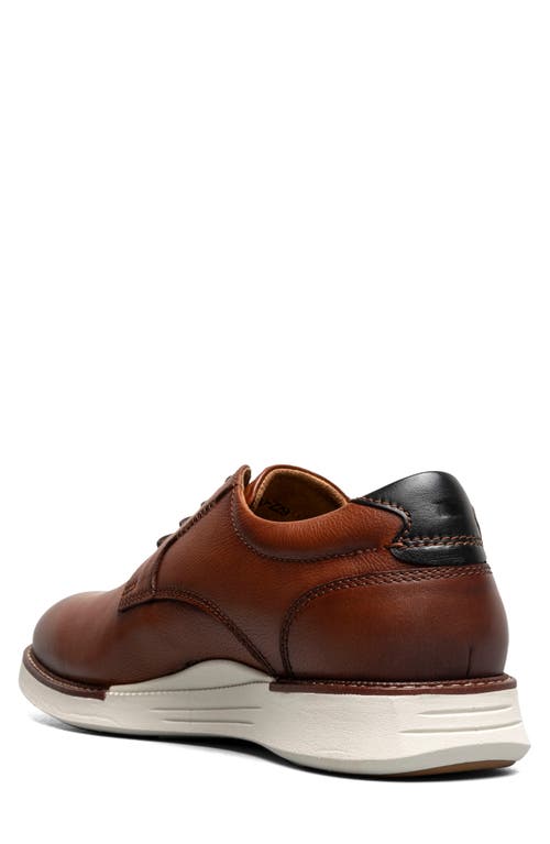 Florsheim Launch Plain Toe Derby In Cognac Multi