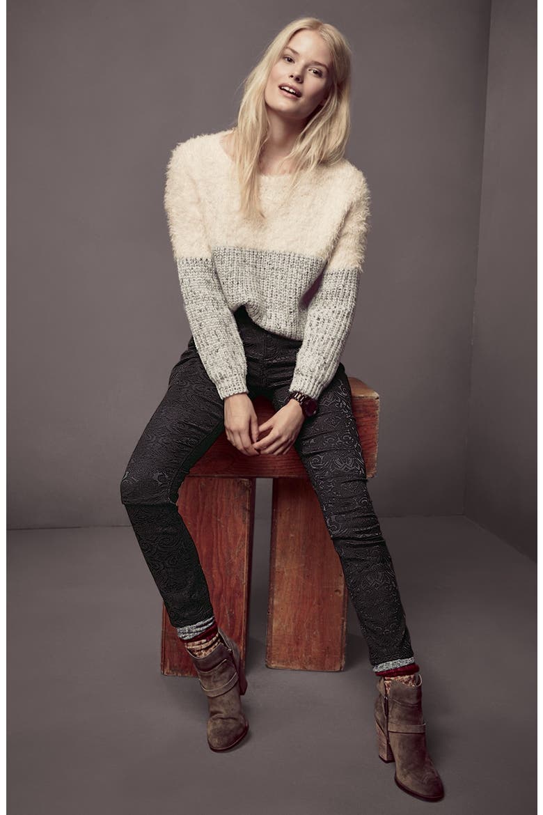 Skinny Jeans, Alternate, color, RICH BLACK