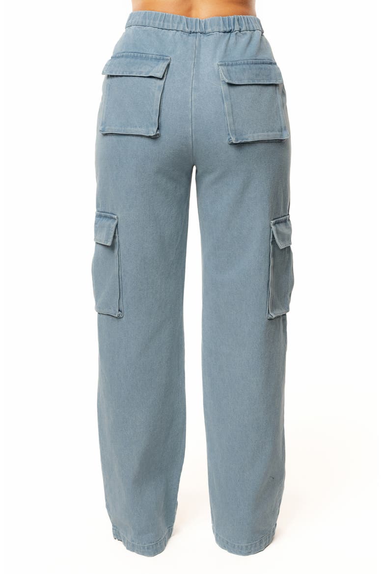 Cargo Jeans, Alternate, color, DENIM