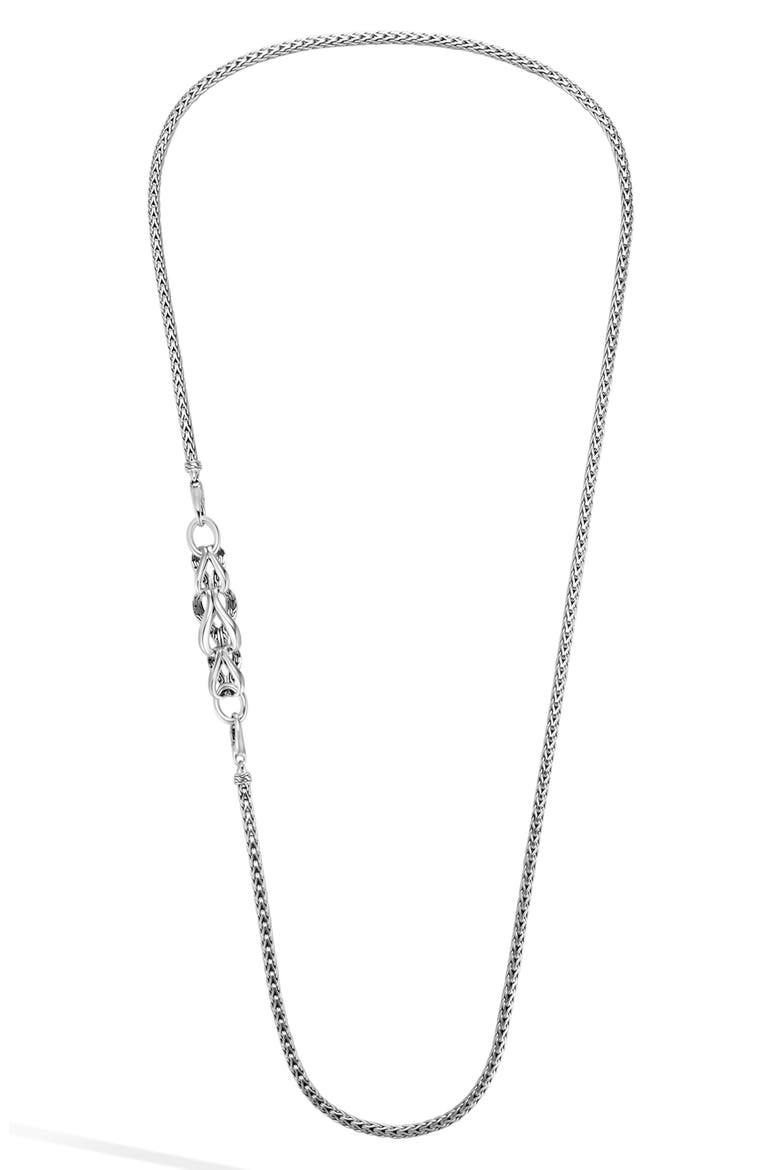 Asli Classic Chain Double Row Necklace, Alternate, color, SILVER