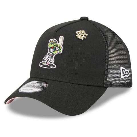Men's New Era  Black Chicago White Sox 2025 Big League Chew A-Frame 9FORTY Adjustable Trucker Hat