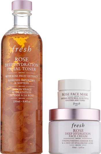 Travel Fresh Rose outlet Skincare Set