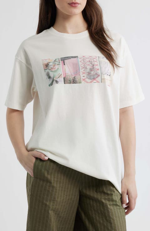 Slow Life Crossword Graphic T-Shirt