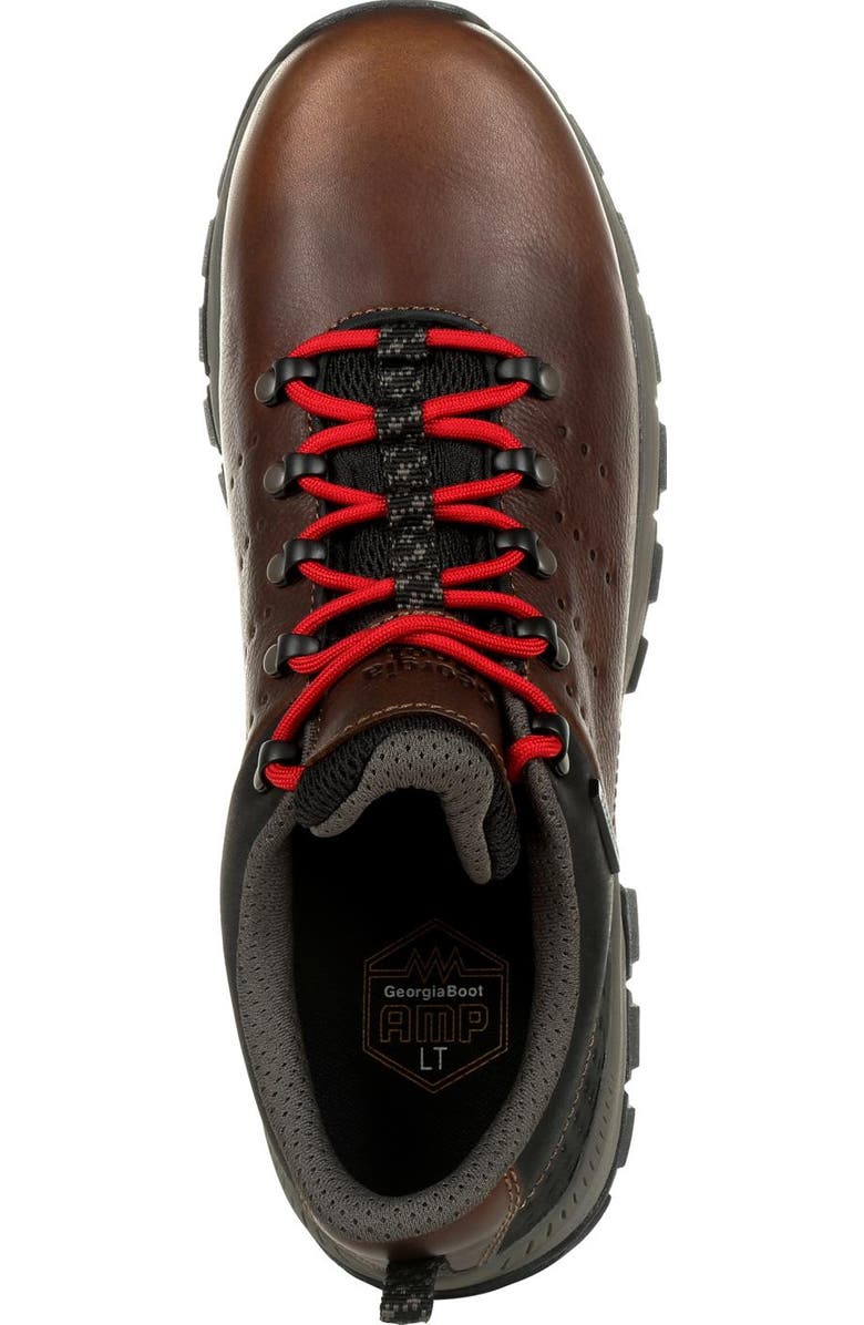 Georgia Boot Eagle Trail Waterproof Oxford, Alternate, color, Brown
