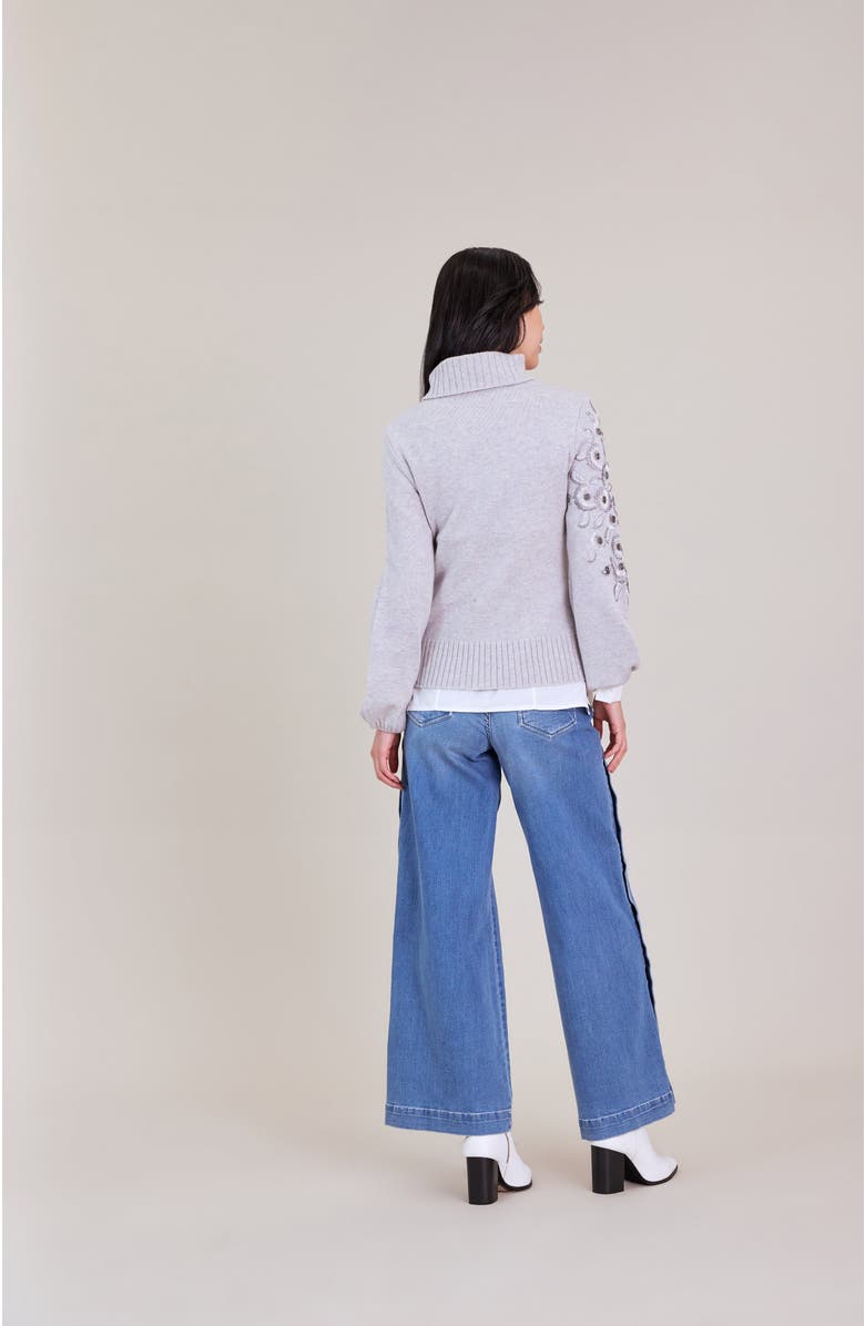 Anne Fontaine Aubade Sweater, Alternate, color, Grey