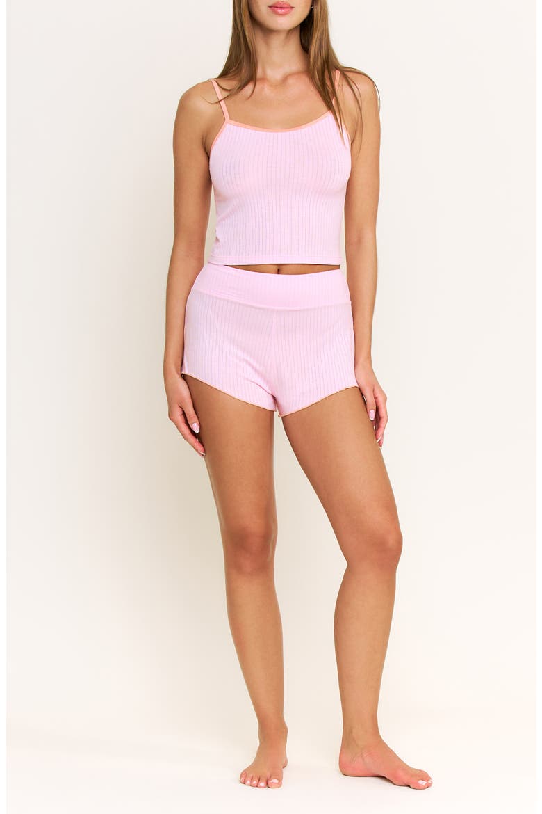 Janelle Short Pajamas, Main, color, BAJA PINK