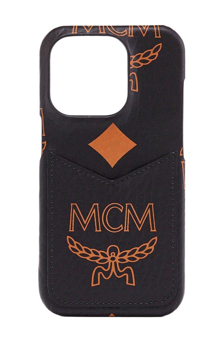 MCM iPhone 15 Pro Case in Maxi Visetos, Main, color,