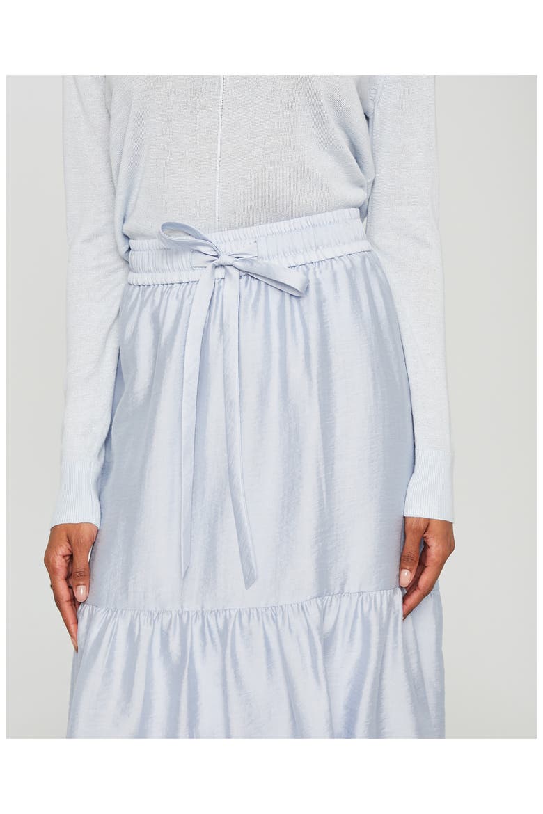Tiered High-Low Skirt, Alternate, color, BLUE HAZE