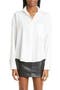 Sloane High-Low Stretch Cotton Shirt