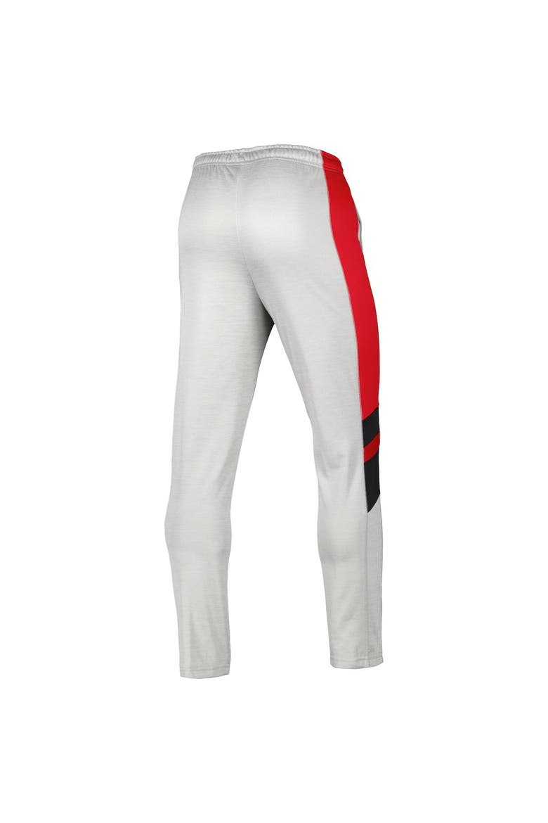 Men's Colosseum Heathered Gray/Scarlet Nebraska Huskers Bushwood Pants, Alternate, color, Heather Gray