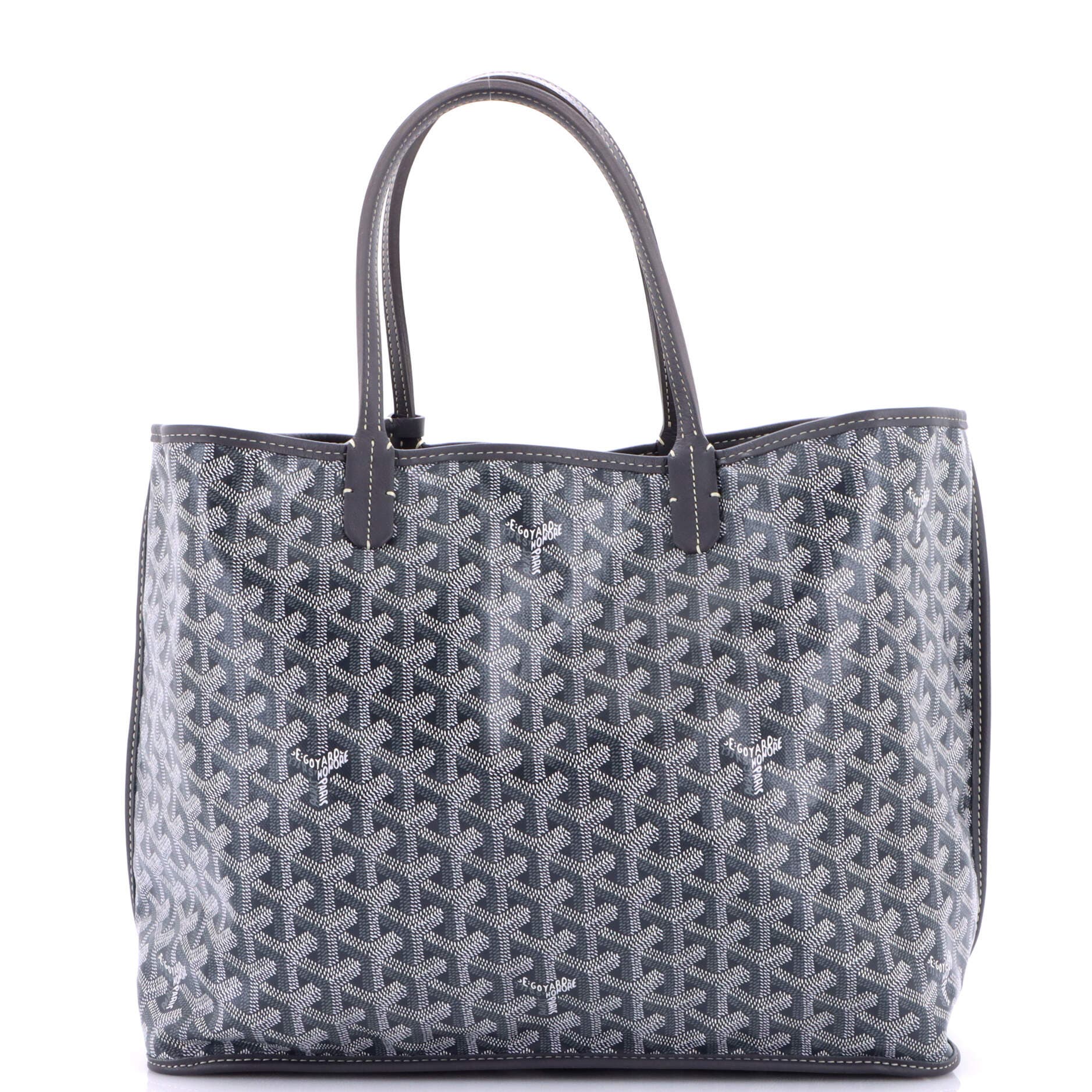 Anjou Reversible Tote Coated Canvas PM, Main, color, Gray