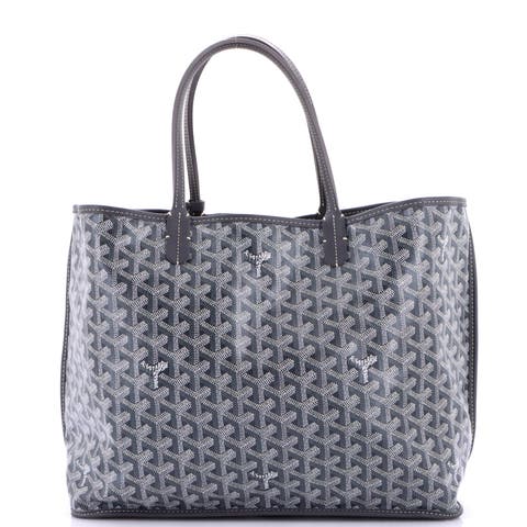 Anjou Reversible Tote Coated Canvas PM