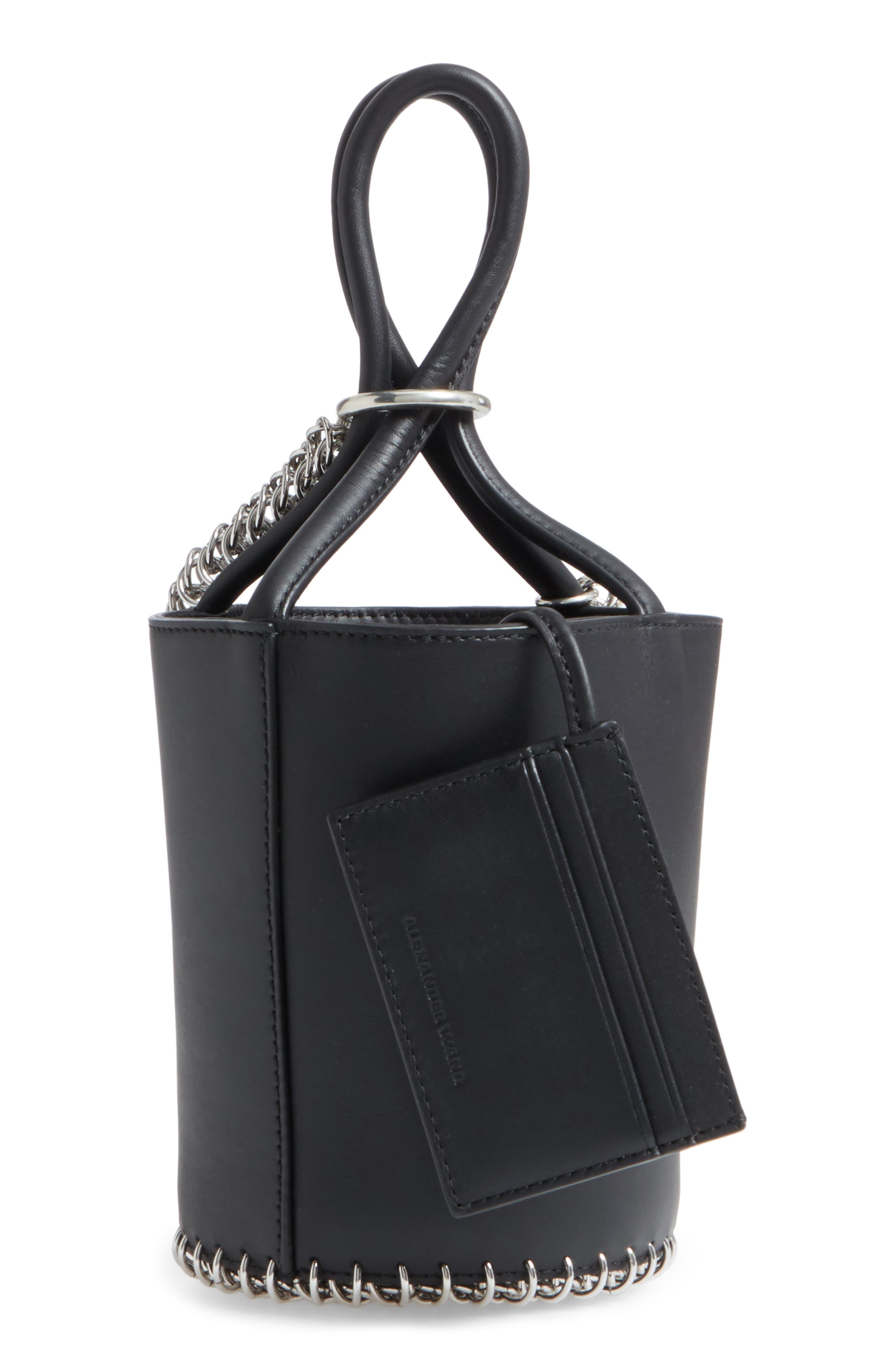 Alexander Wang Roxy Box Chain Leather Bucket Bag (Women) | Nordstrom