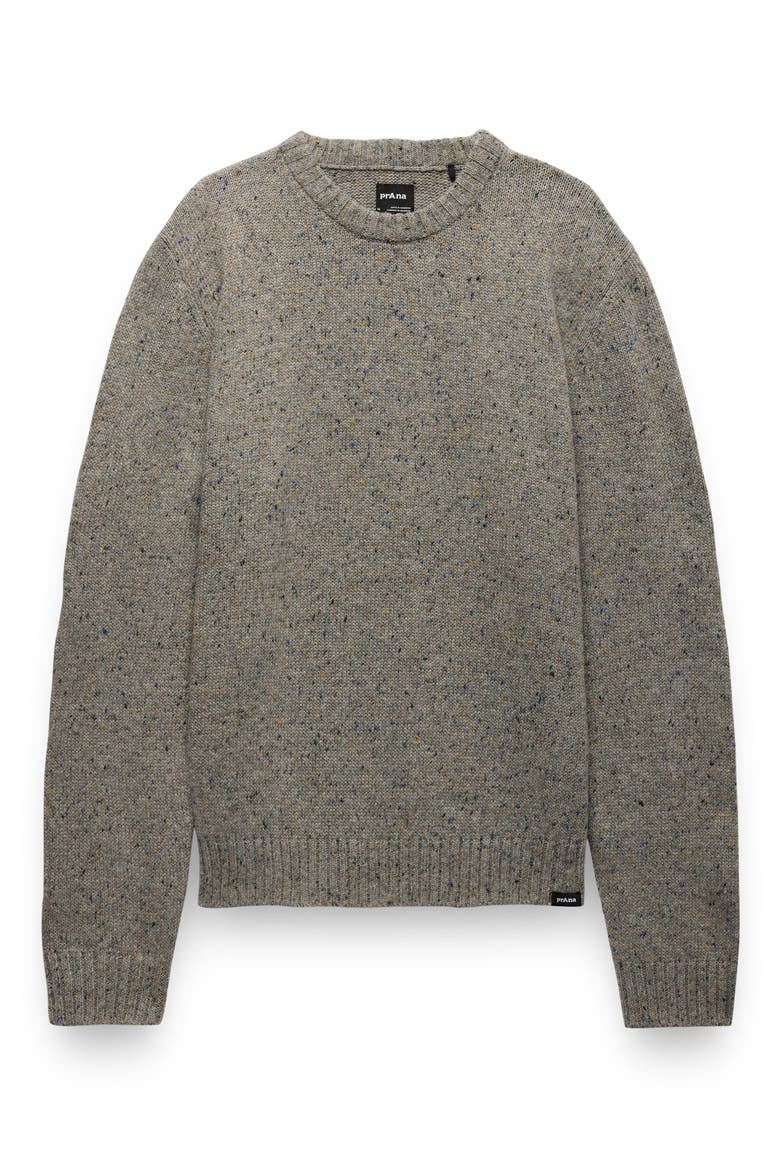 Coupeville Ombré Donegal Crewneck Sweater, Alternate, color, HEATHER GREY