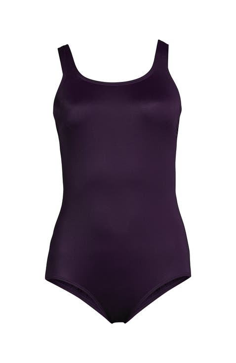 Mastectomy Chlorine Resistant Tugless One Piece Swimsuit Soft Cup