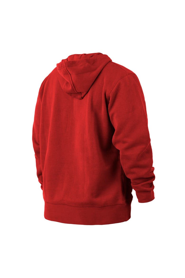 Men's New Era Red Washington Wizards 2021/22 City Edition Big & Tall Pullover Hoodie, Alternate, color, Red